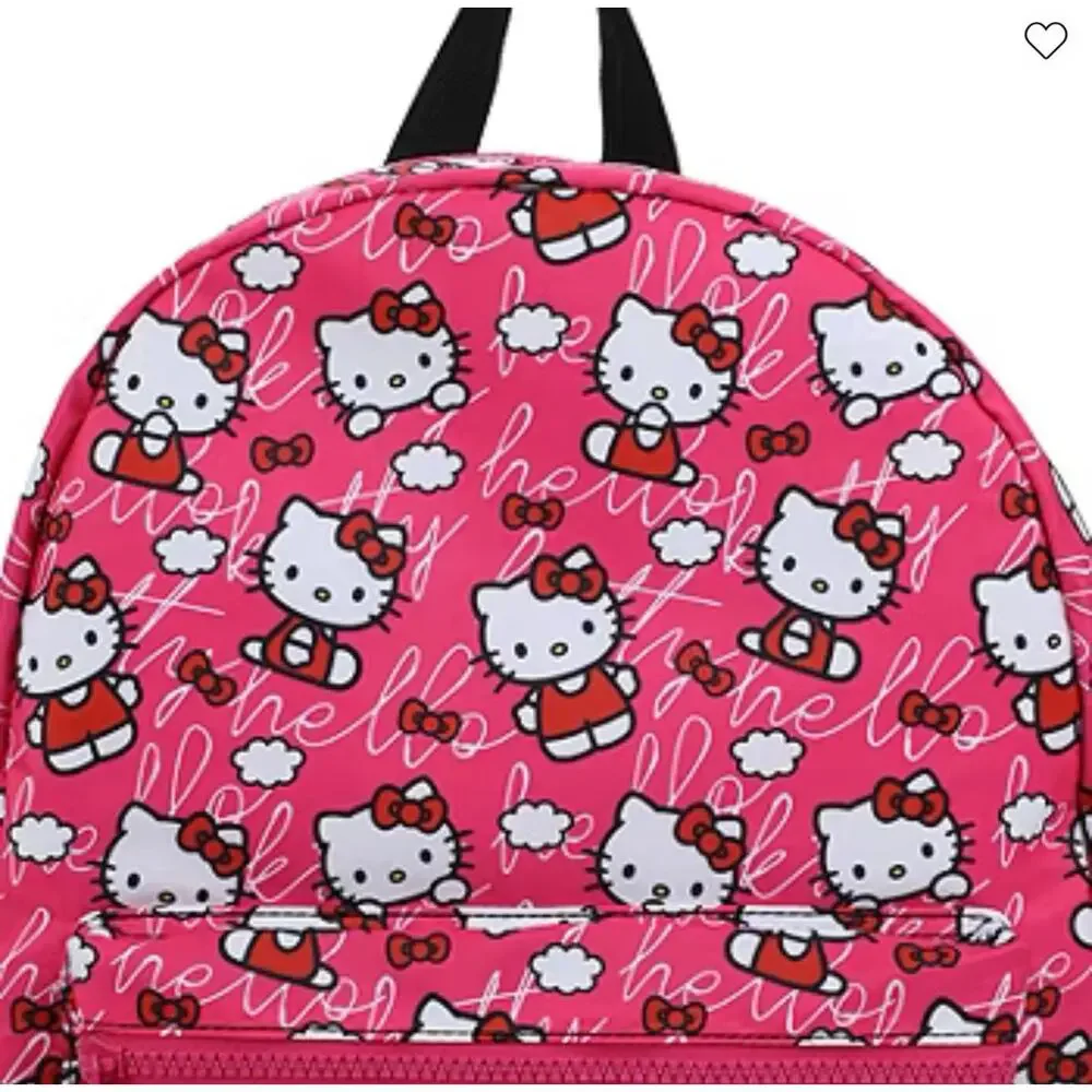 NWT❤️Hello Kitty large pink logo Backpack